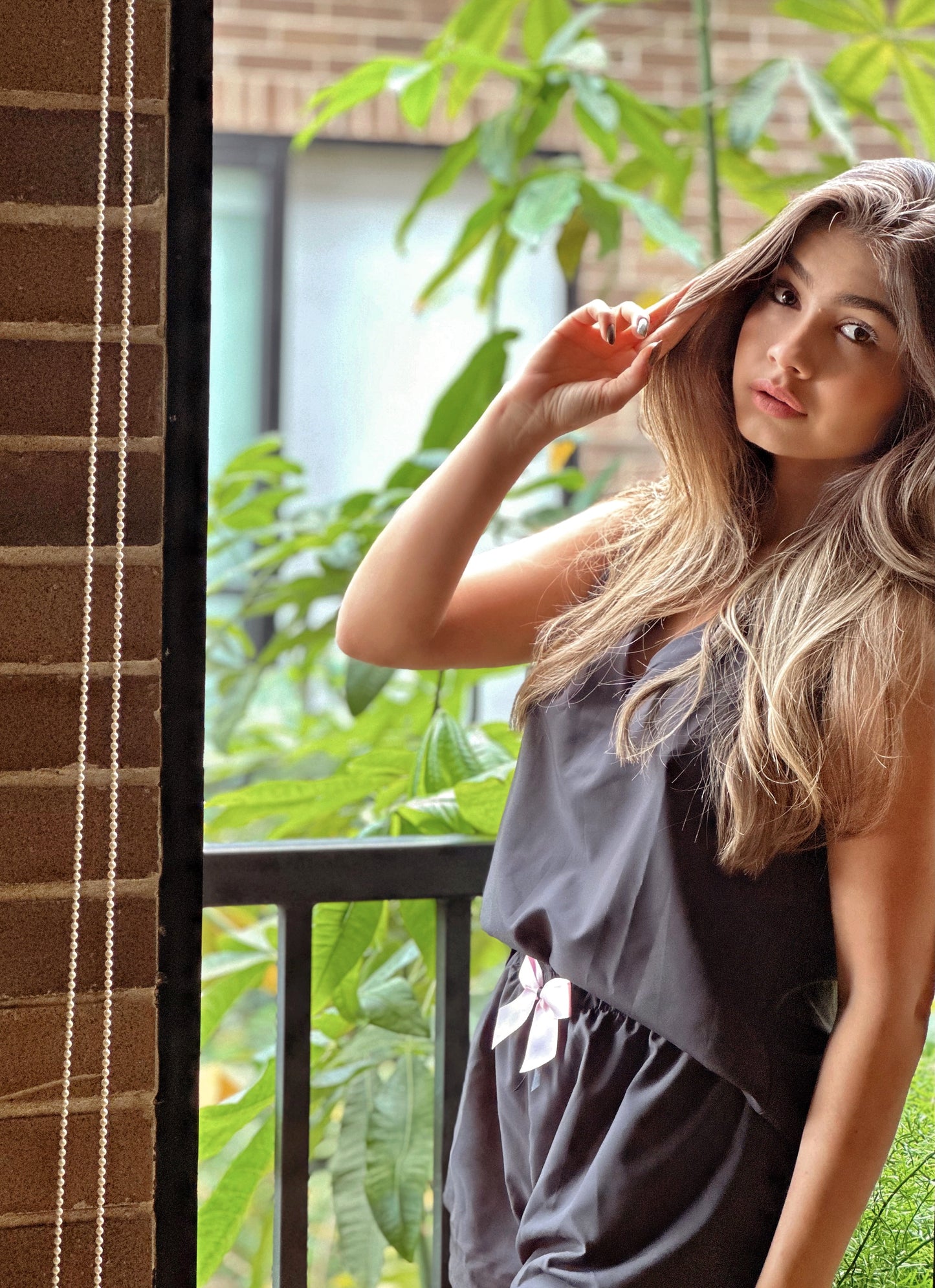 PIJAMA PANTALÓN CORTO CON CUELLO