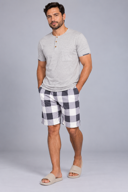 PIJAMA MASCULINA PANTALONETA