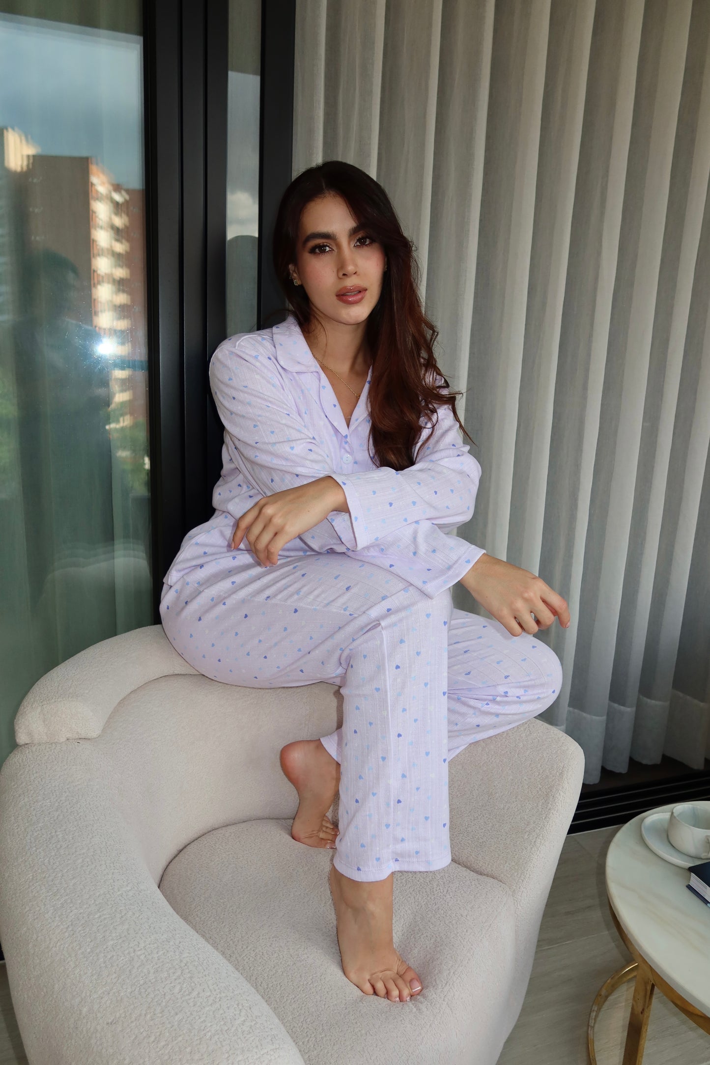 PIJAMA CLÁSICA PANTALÓN LARGO MANGA LARGA 2 PIEZAS