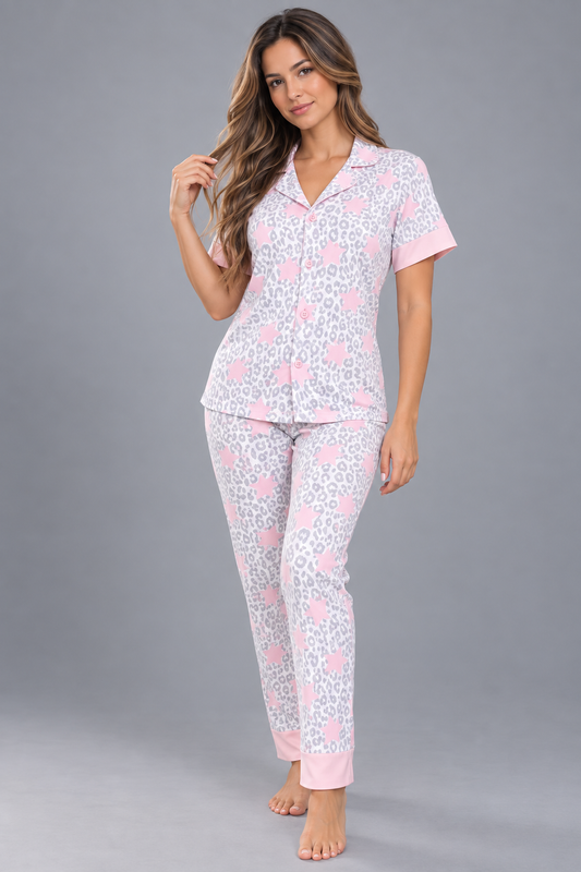 PIJAMA CLÁSICA LARGO 2 PIEZAS