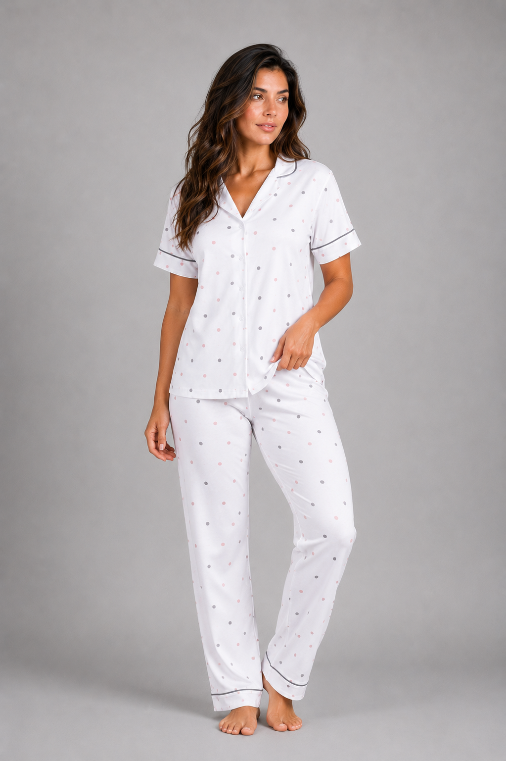 PIJAMA CLÁSICA PANTALÓN LARGO 2 PIEZAS