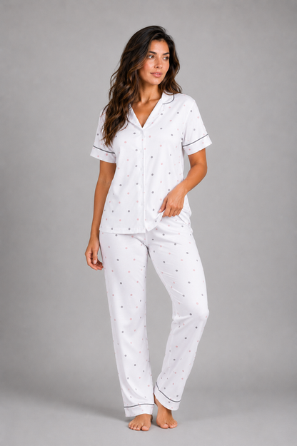 PIJAMA CLÁSICA PANTALÓN LARGO 2 PIEZAS