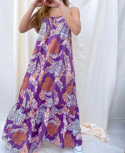 VESTIDO CHAMPAÑA MORADO