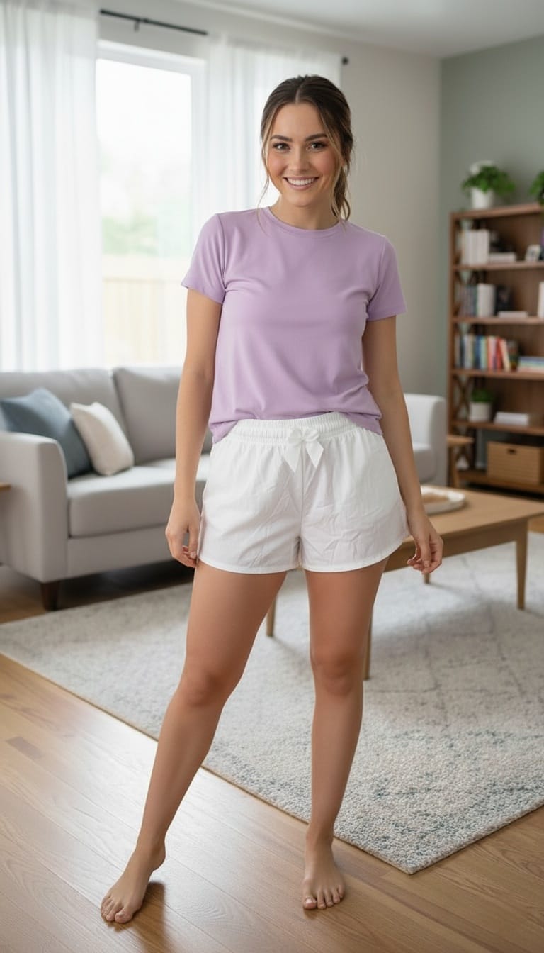 Pijama Short camiseta manga corta