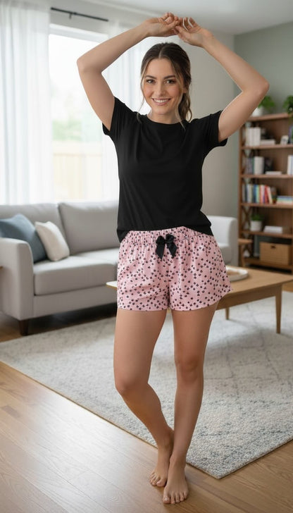 Pijama Short camiseta manga corta