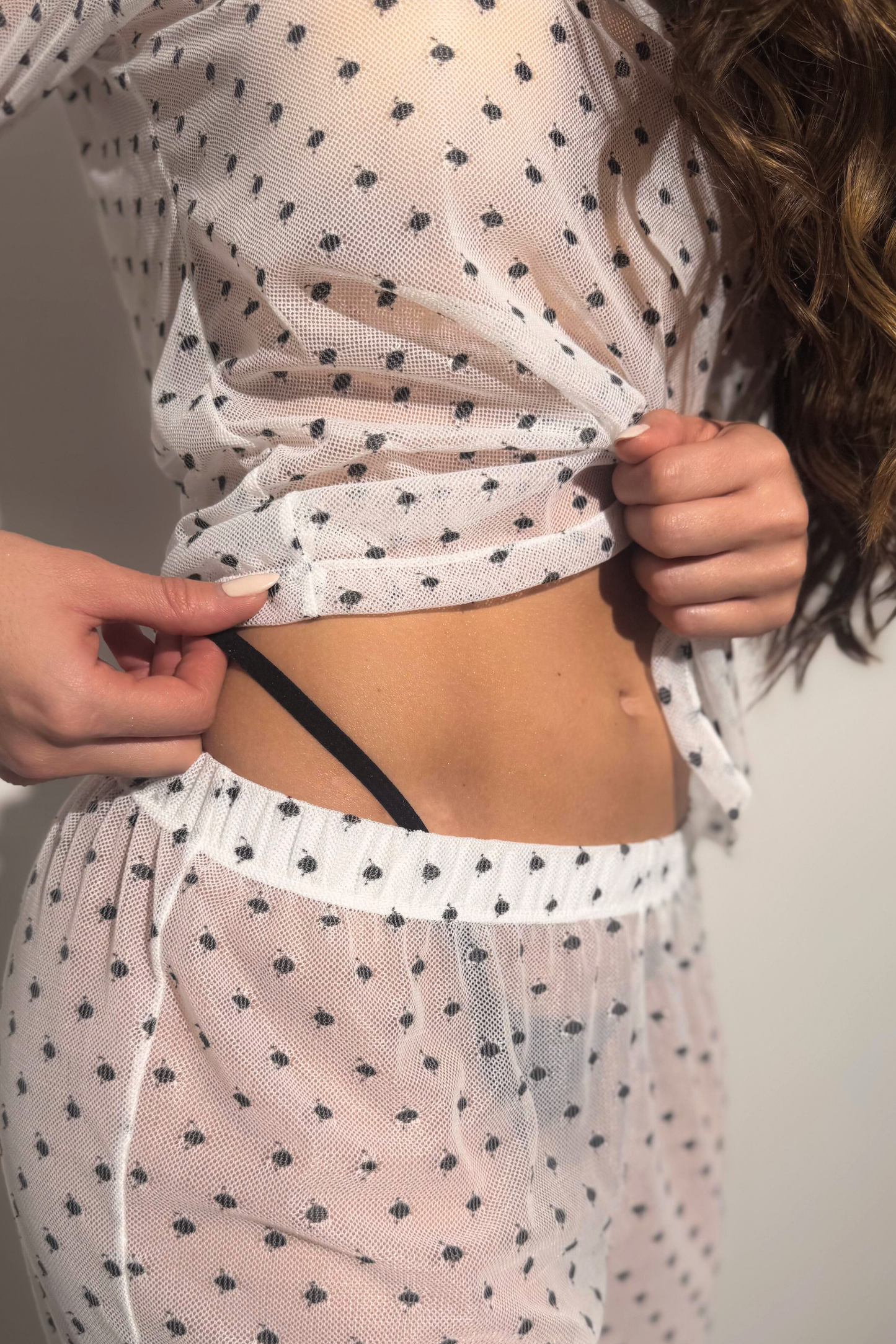 PIJAMA PANTALON LARGO CON PANTY